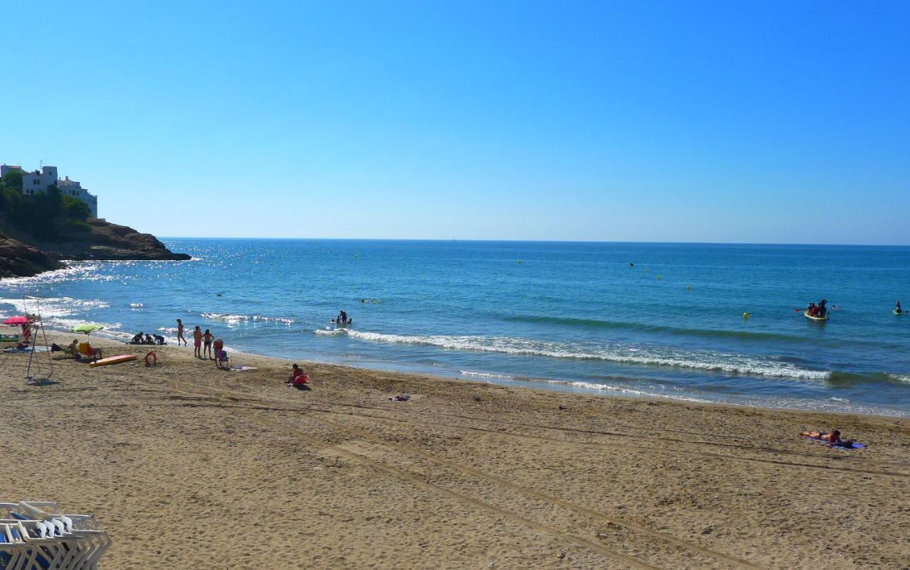La Marina Seaview Penthouse Leilighet Sitges Eksteriør bilde