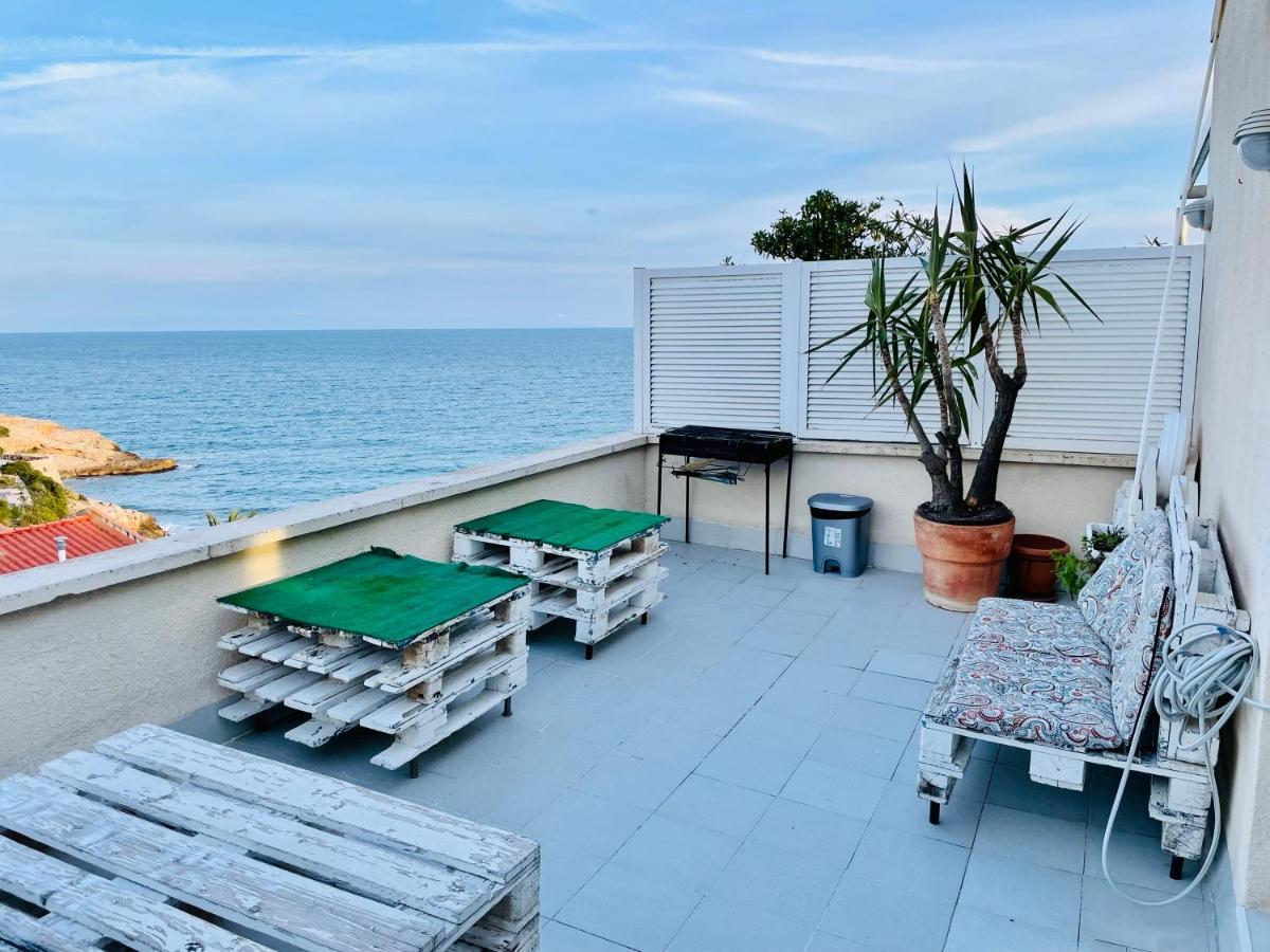 La Marina Seaview Penthouse Leilighet Sitges Eksteriør bilde