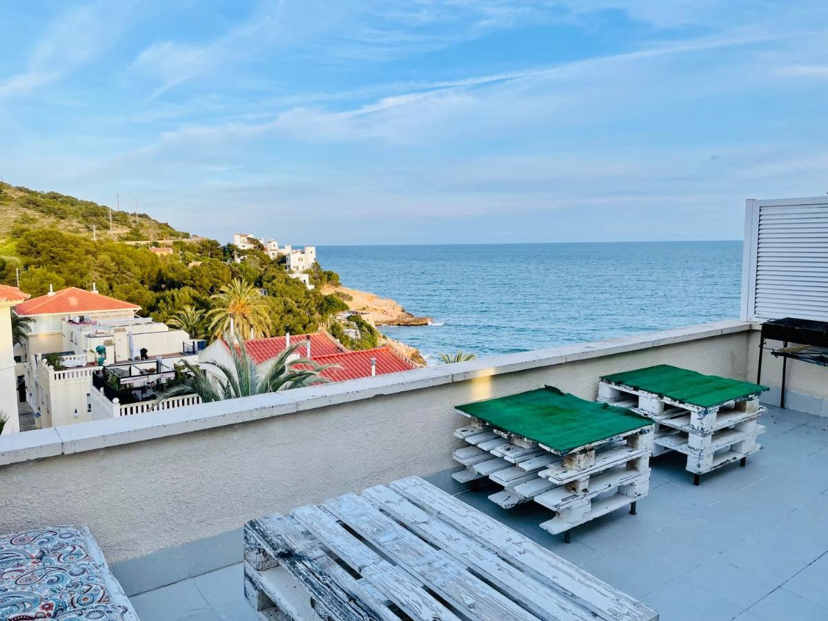 La Marina Seaview Penthouse Leilighet Sitges Eksteriør bilde